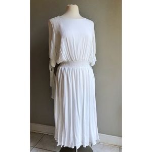 143 Story by Line Up White Midi Dress NWT Size L